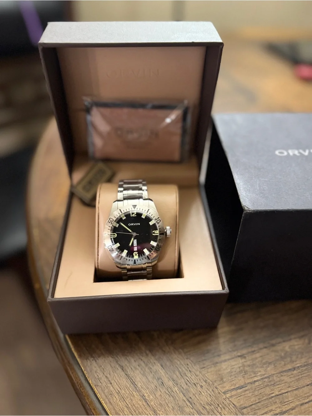 Orvin swiss watch
